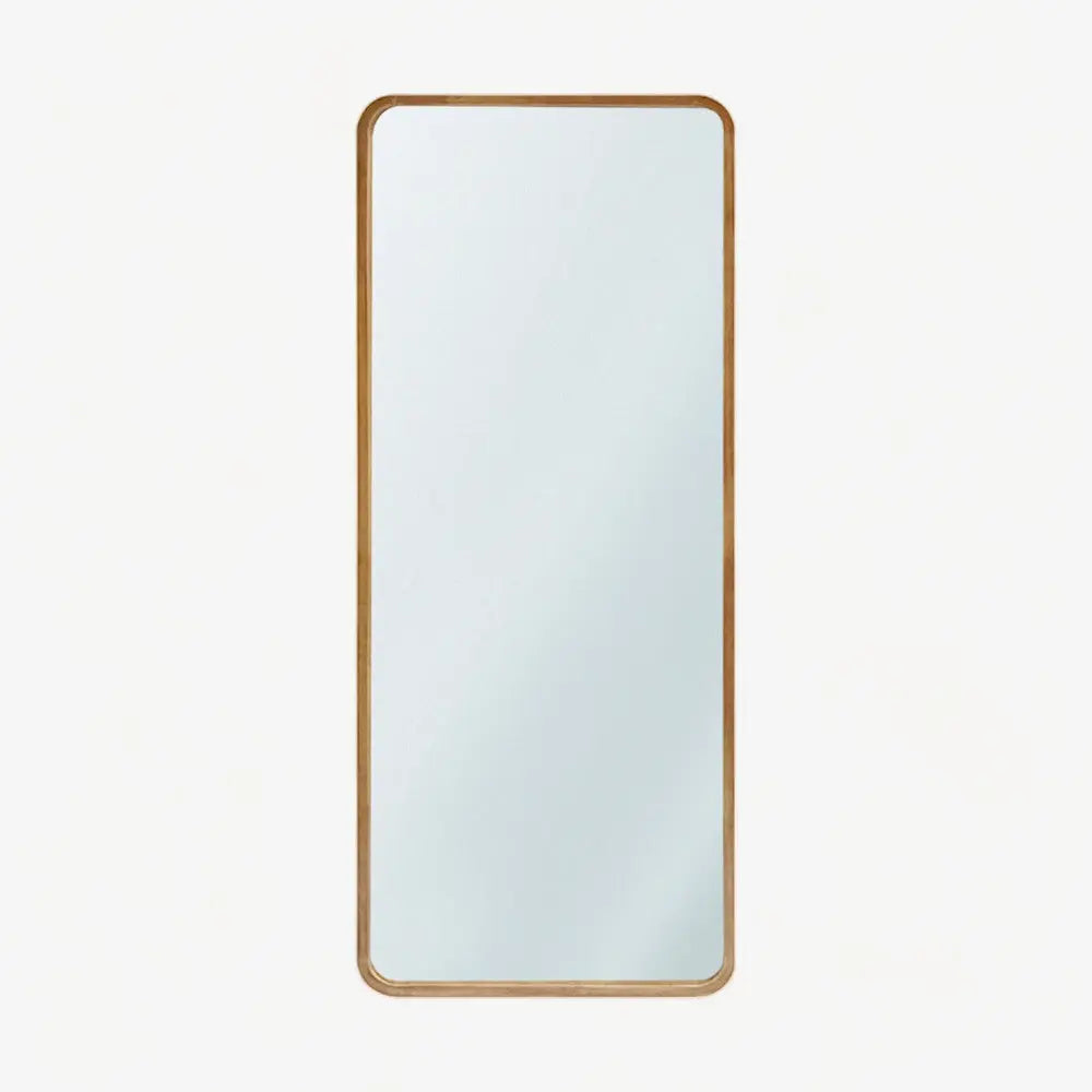 MIA | מראה מלבנית מעץ אלון - ZVZstyle