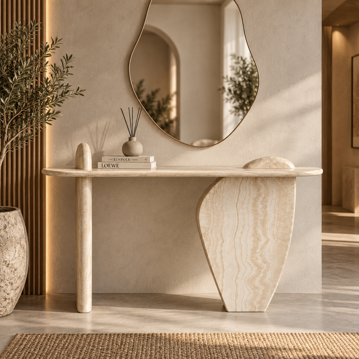 ORBIT | קונסולה מעוצבת מעץ פורניר MDF
