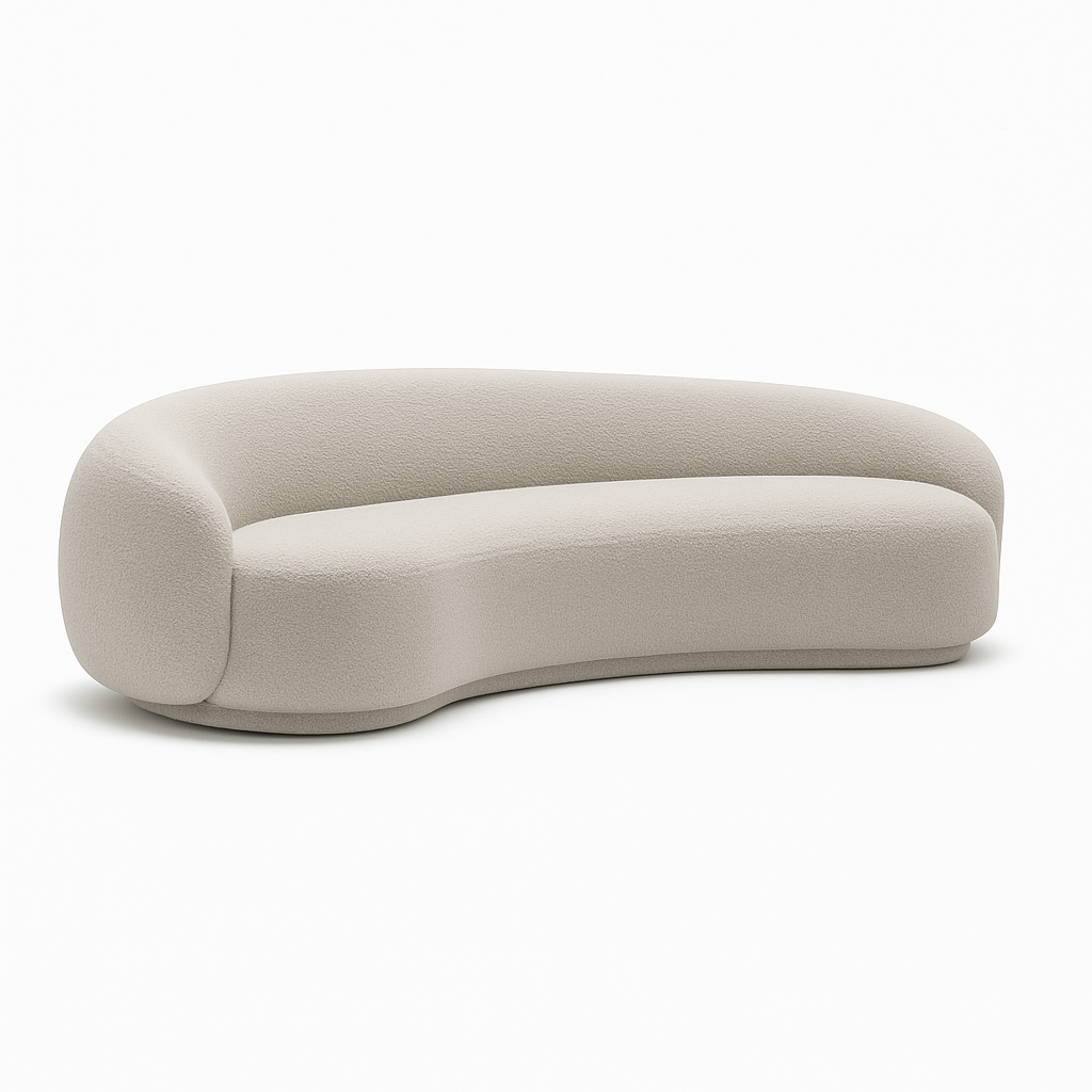 IVORY | ספה מעוצבת בקימור אלגנטי