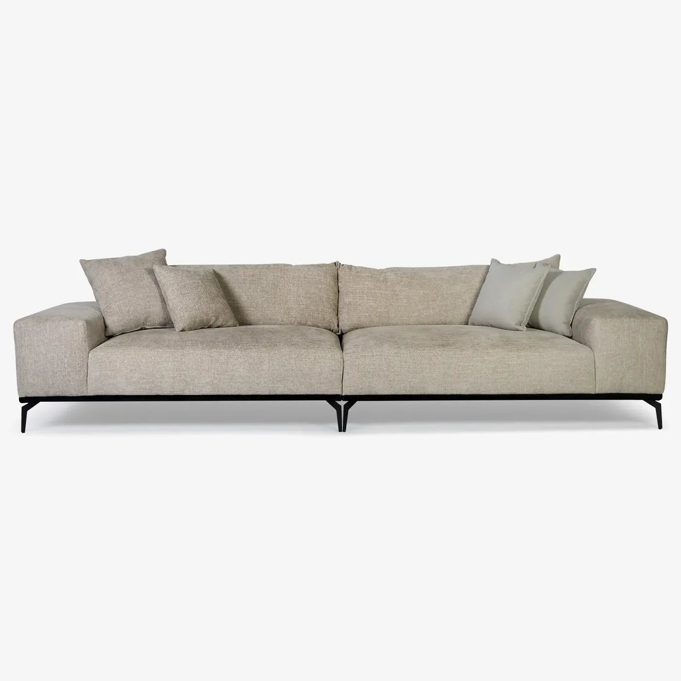 LIVING SET | ספה + שולחן אוכל + 6 כיסאות