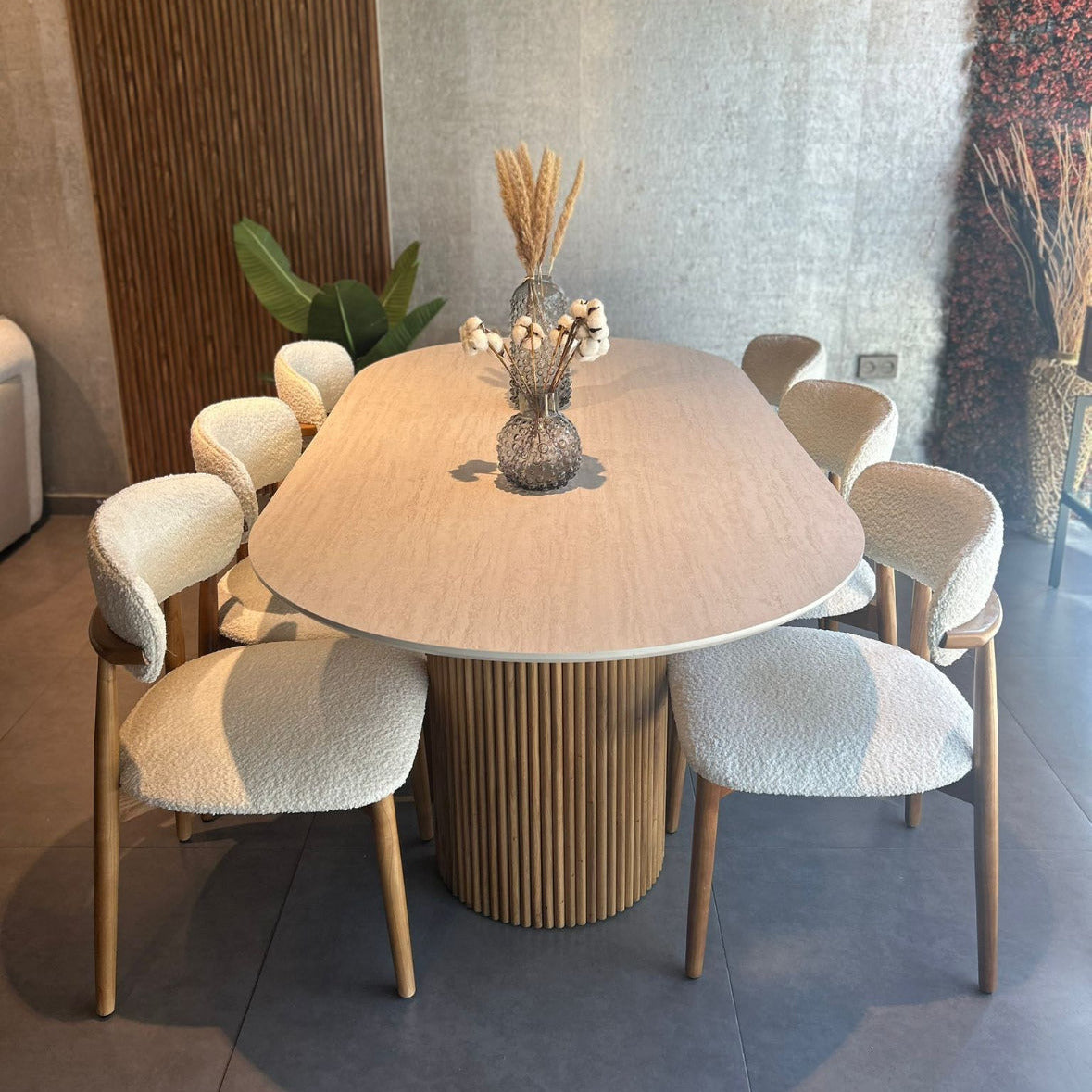 MILAN | שולחן אוכל מודרני עם טופ פורמייקה