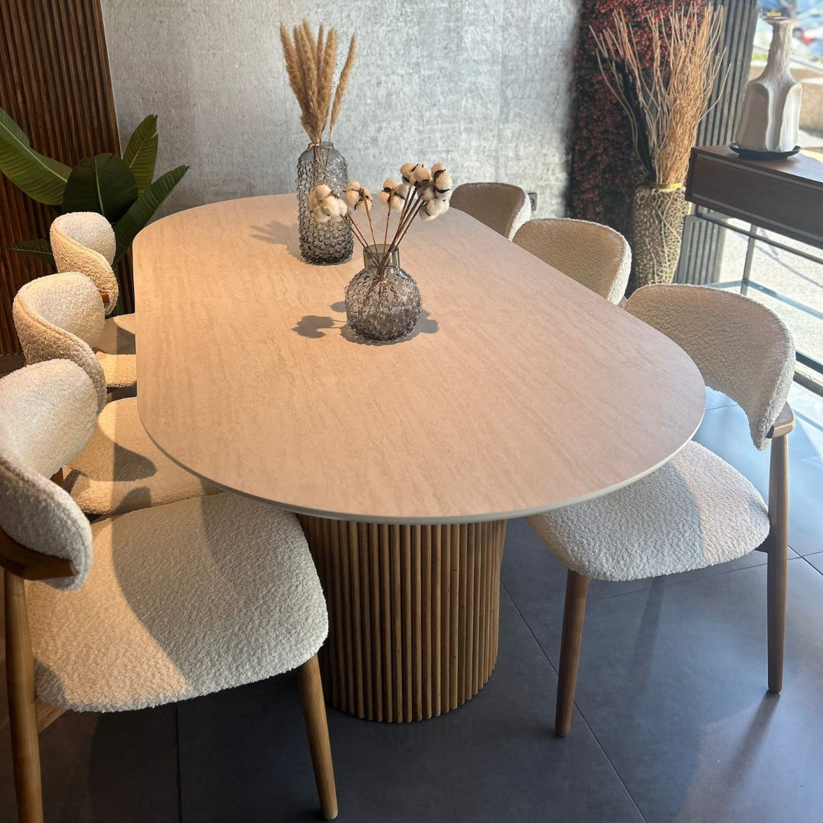 MILAN | שולחן אוכל מודרני עם טופ פורמייקה