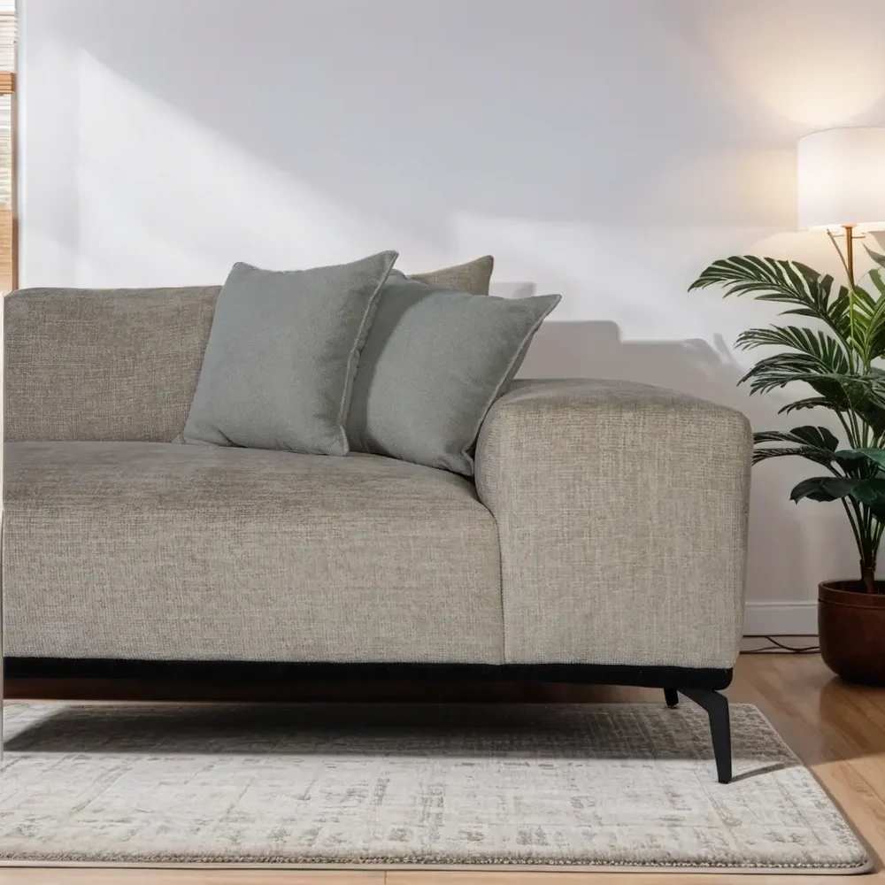 LIVING SET | ספה + שולחן אוכל + 6 כיסאות