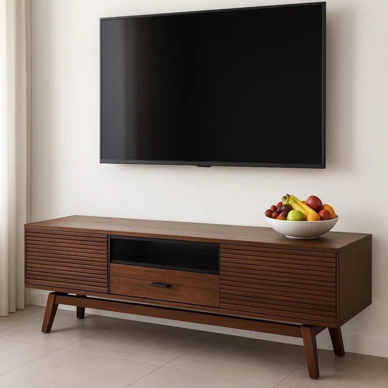 BALI | מזנון עץ מלא מנגו טבעי ZVZ Style