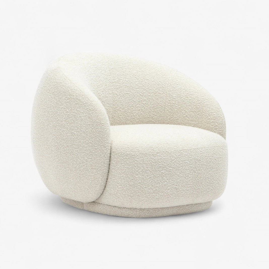 SOFT | כורסה מעוצבת מבד בוקלה