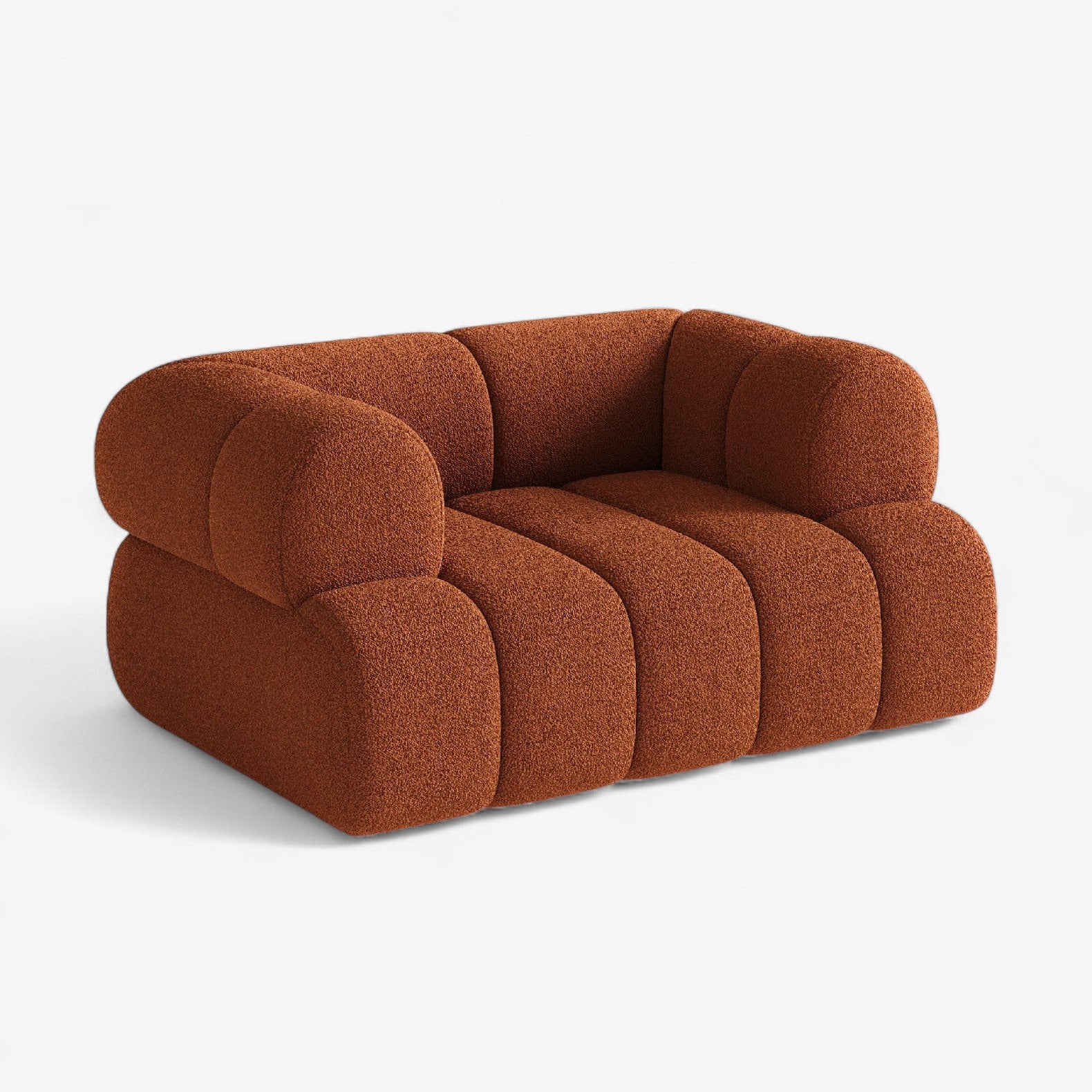 KOSTO | כורסא מעוצבת מבד בוקלה