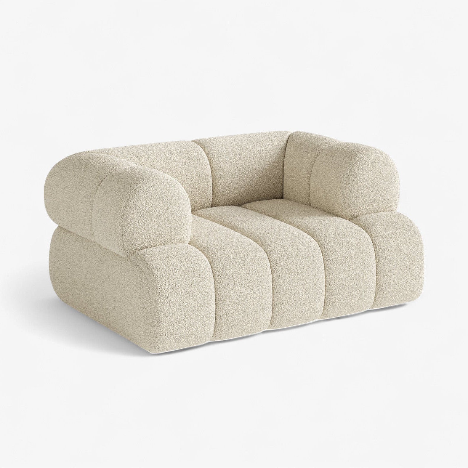 KOSTO |  כורסא מעוצבת מבד בוקלה