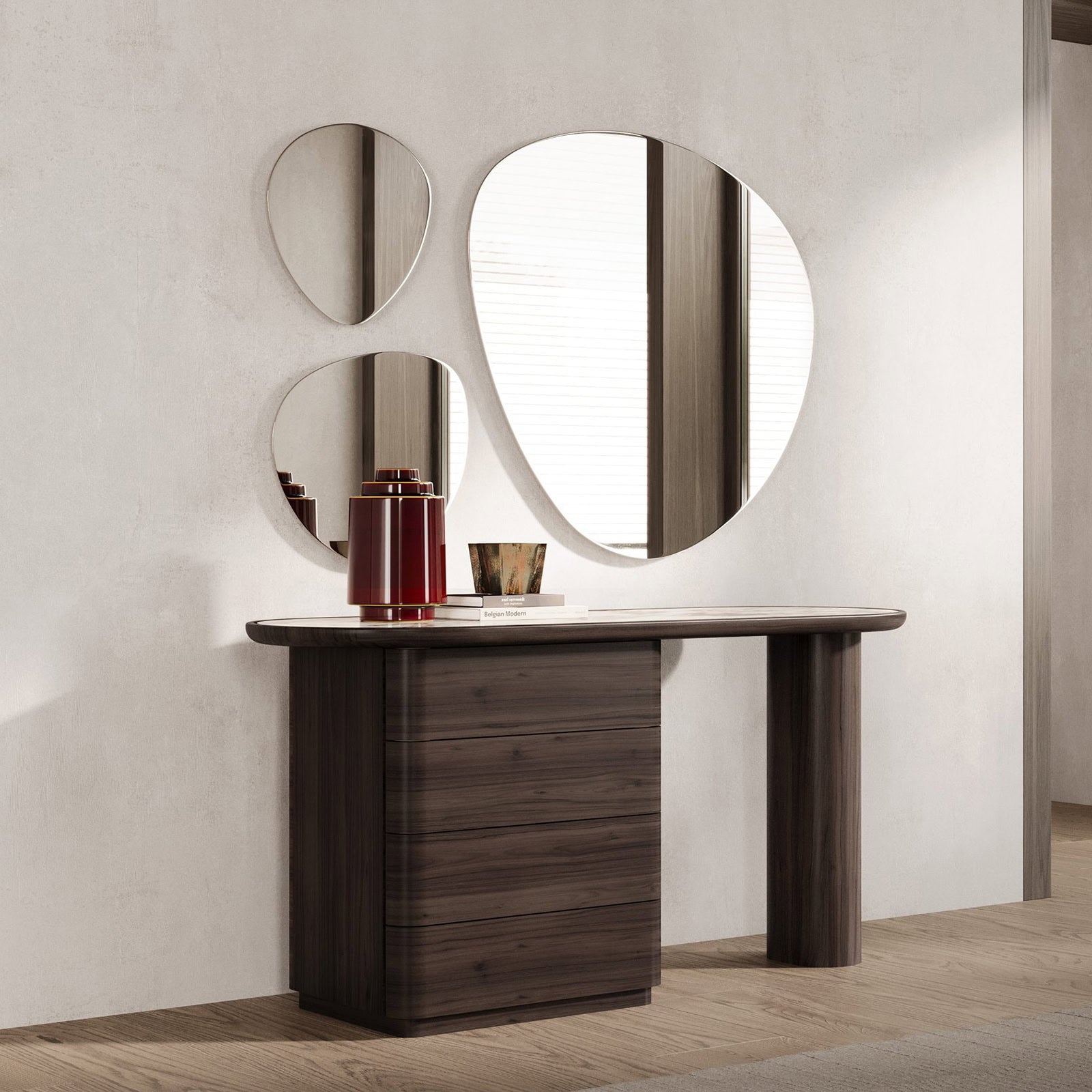 ARNAV | שידת מגירות מעוצבת מעץ אגוז אמריקאי