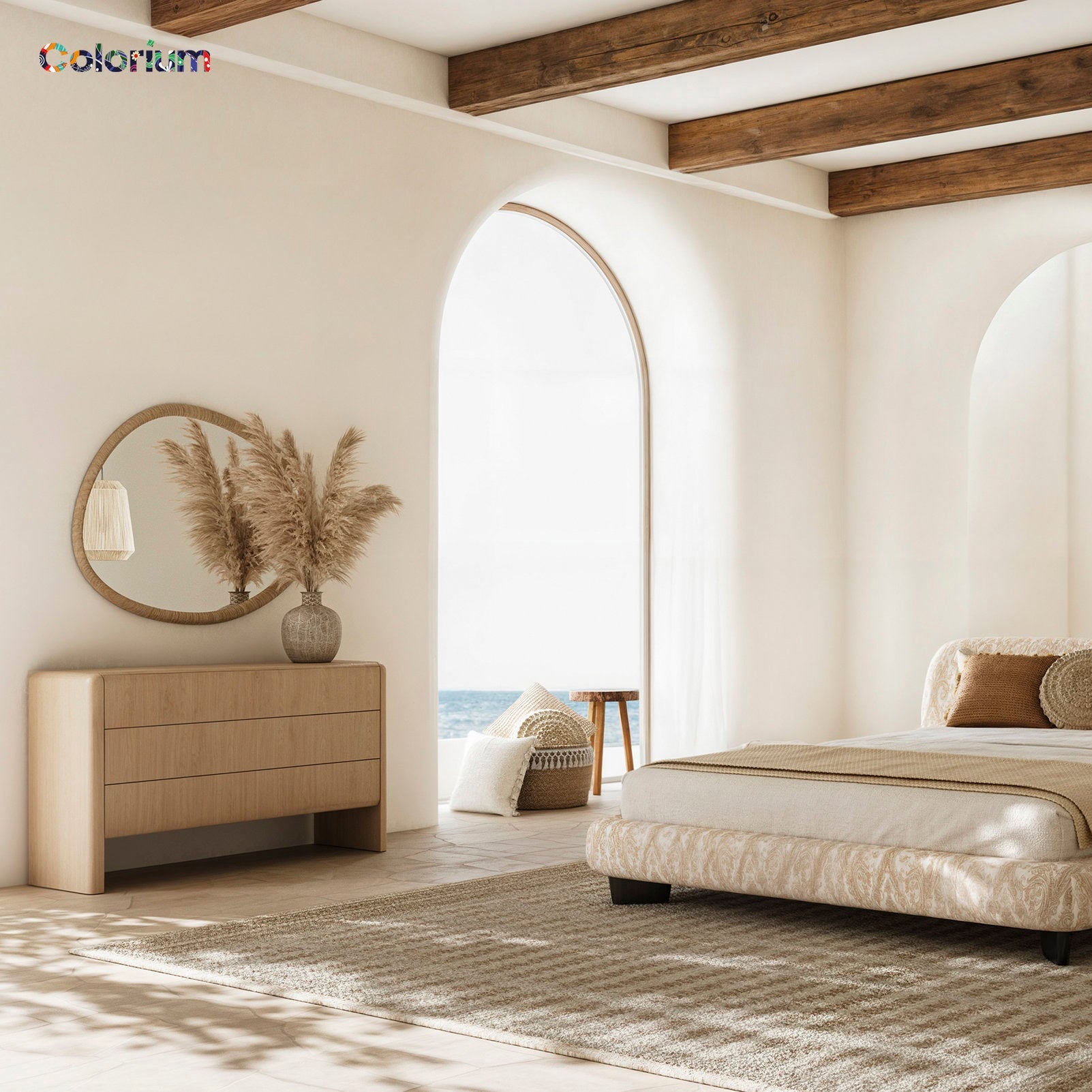 LAZIO | שידת מגירות מעוצבת מעץ מלא אלון