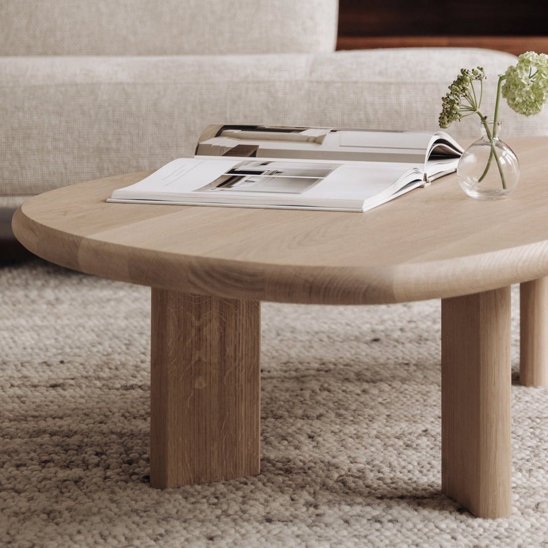 TOBI | שולחן קפה מעץ מלא 80