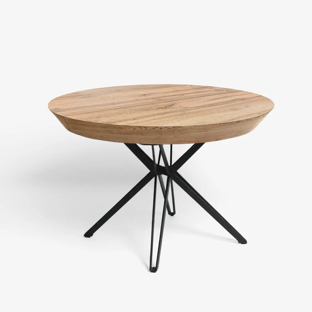 CORNE | שולחן אוכל עגול נפתח - ZVZstyle