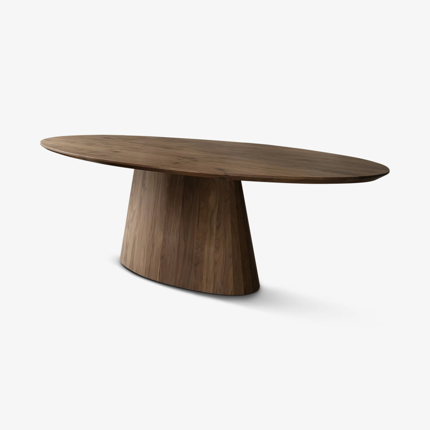 FRANCIA | שולחן פינת אוכל סגלגל מעץ אגוז אמריקאי 8