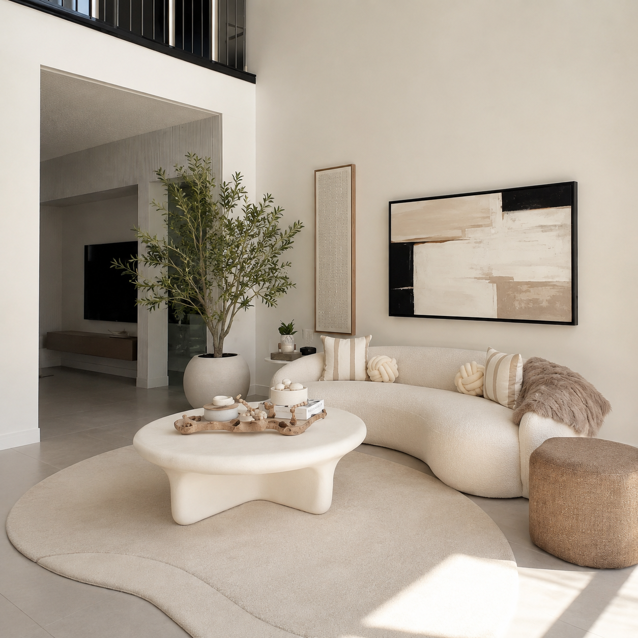 IVORY | ספה מעוצבת בקימור אלגנטי