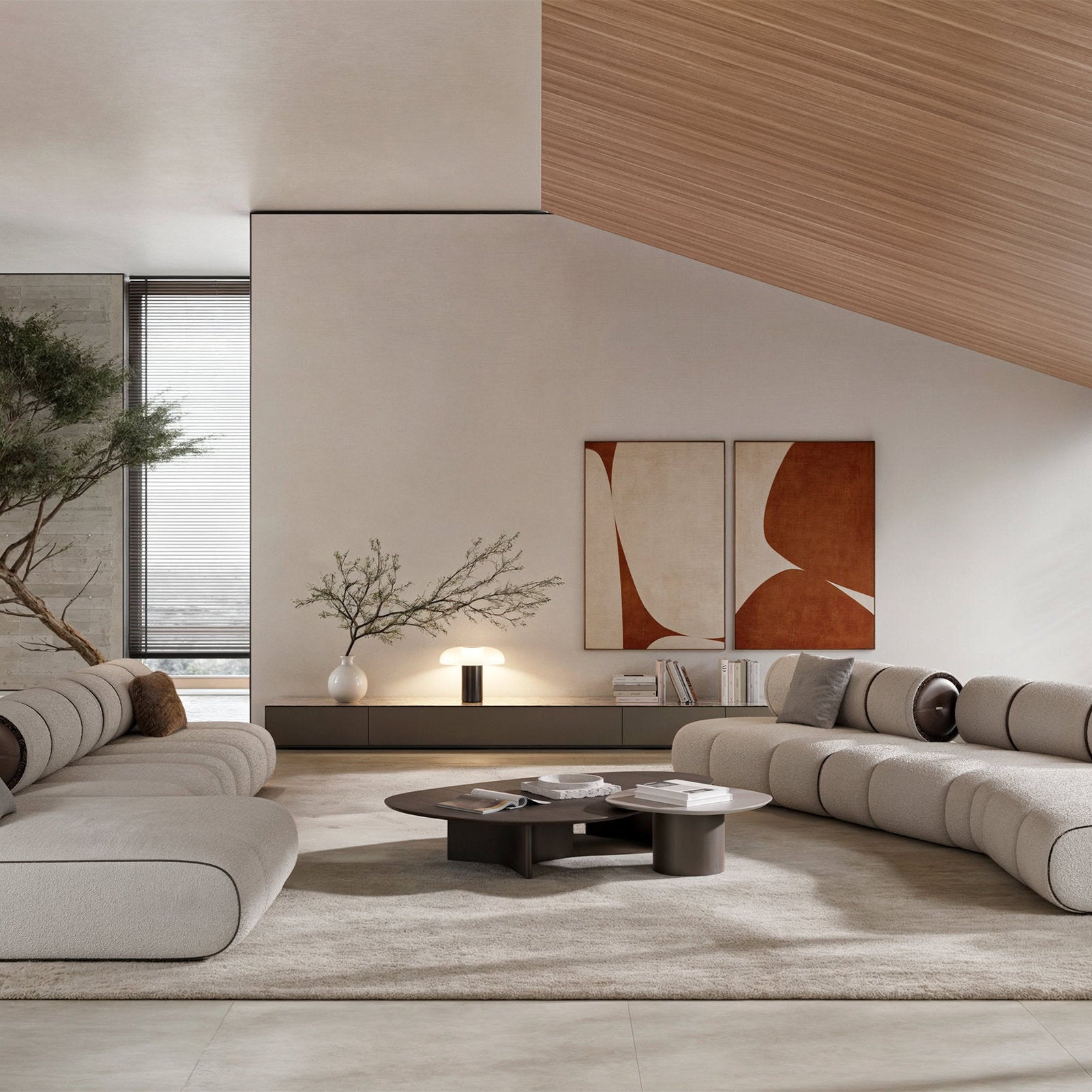 FLUX | סט שולחנות סלון יוקרה בעיצוב מודרני